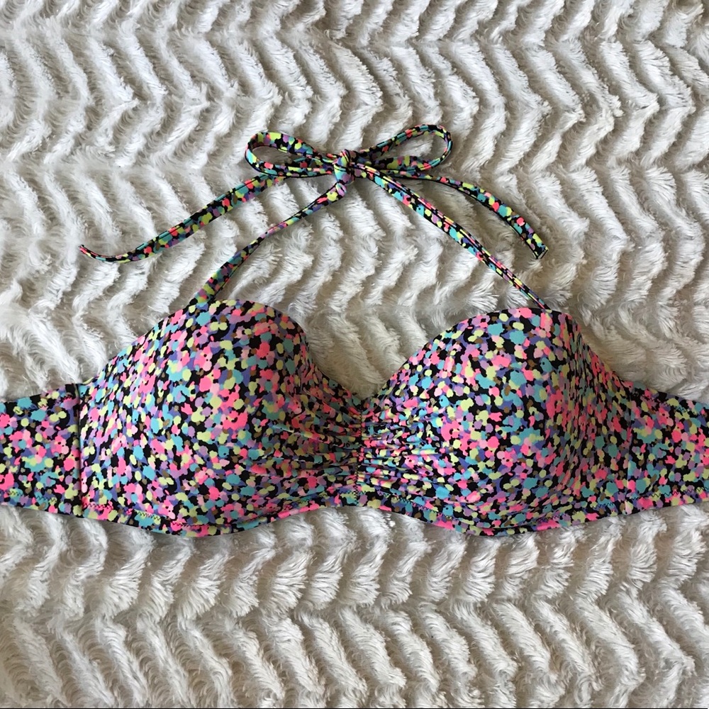 Victoria’s Secret Confetti Bandeau Bikini Top